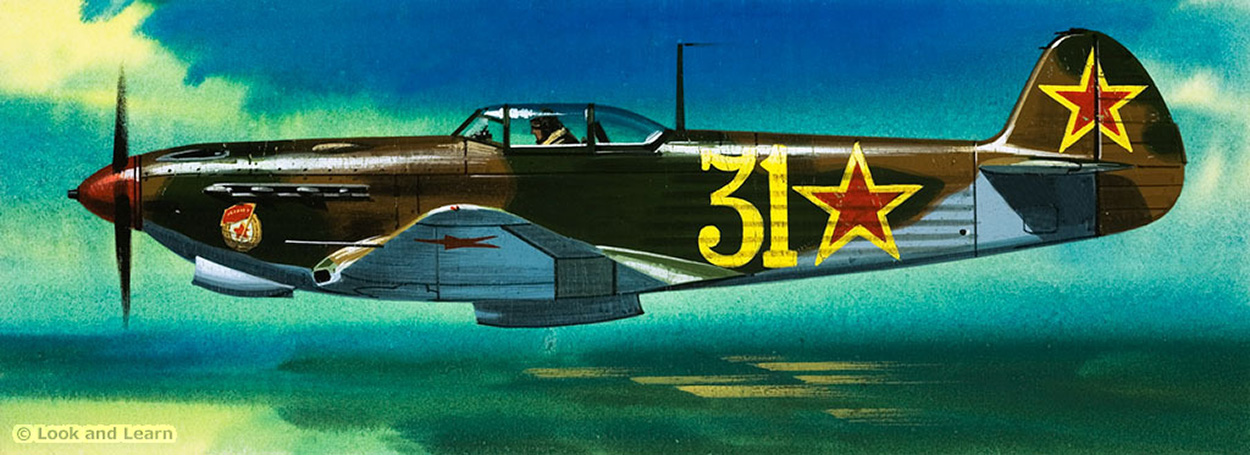 Yakolev YAK9D Fighter (Original) art by Air (Wilf Hardy) at The Illustration Art Gallery