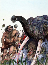 Tusk Me, I'm A Caveman art by Richard Hook