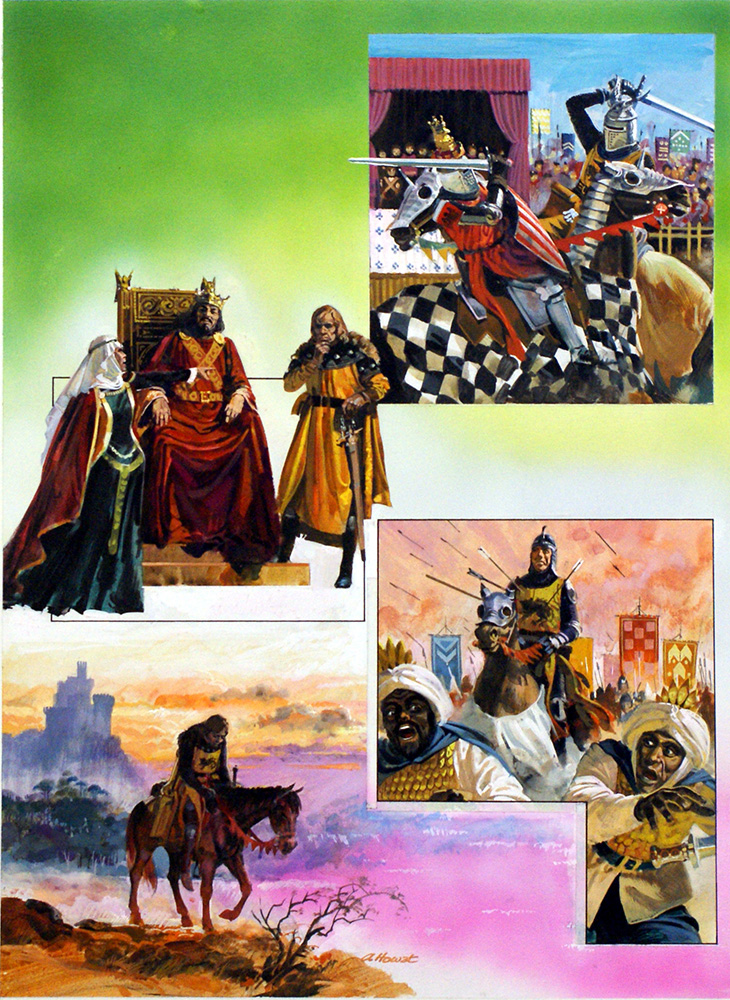 El Cid (Original) (Signed) art by Andrew Howat at The Illustration Art Gallery