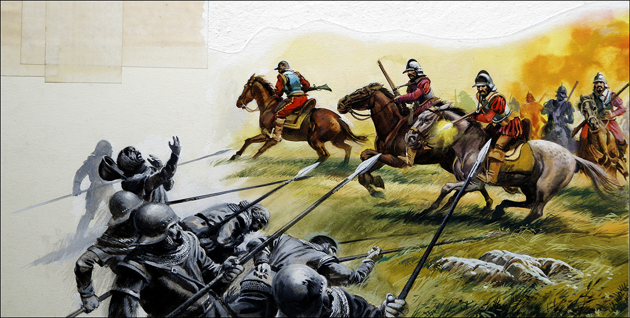 The Battle of Flodden (Original) art by British History (Howat) at The Illustration Art Gallery