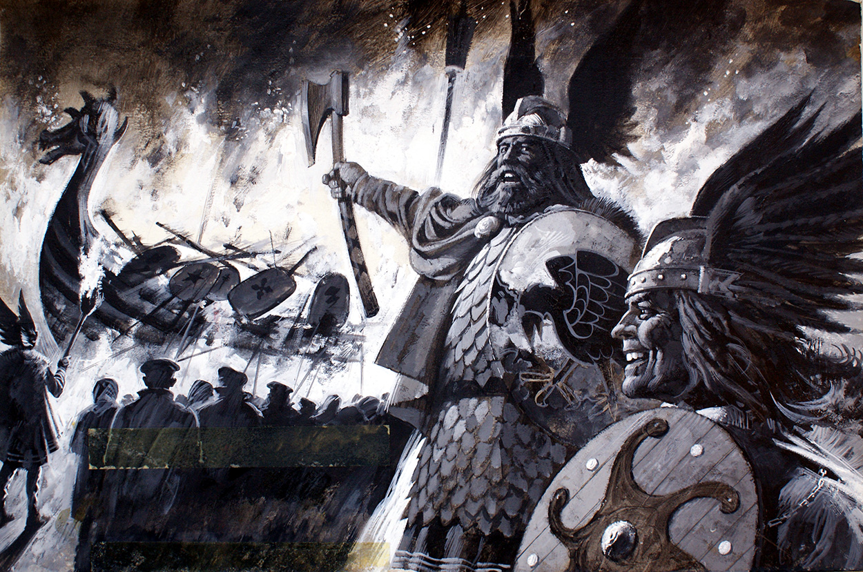 Up Helly Aa (Original) art by British History (Howat) at The Illustration Art Gallery