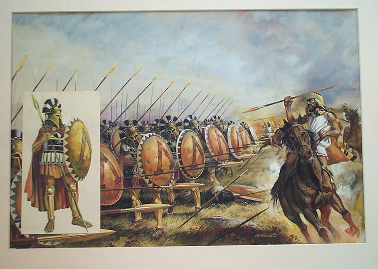 The Persians (Original) (Signed) by Andrew Howat at The Illustration Art Gallery