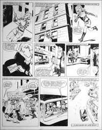 Jane Bond - Queen of Swing  (TWO pages) art by Mike Hubbard