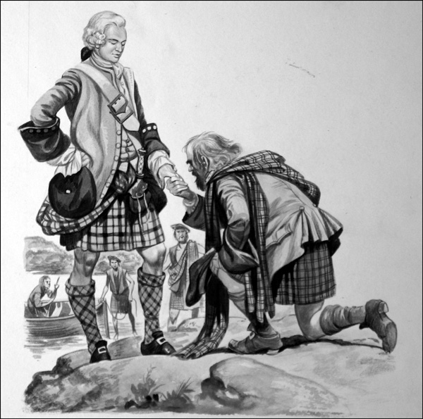 Bonnie Prince Charlie (Original) by British History (Peter Jackson) at The Illustration Art Gallery