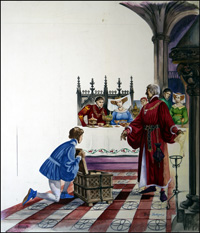 King Henry V and Dick Whittington art by Peter Jackson