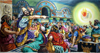 Belshazzar's Feast art by Peter Jackson
