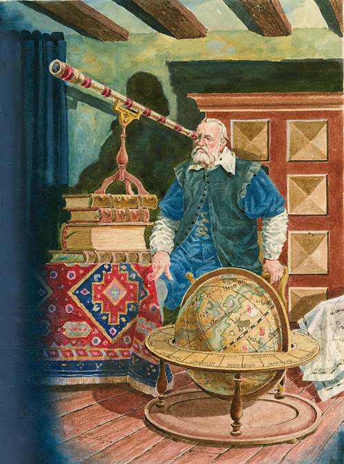 Galileo (Original) by Peter Jackson at The Illustration Art Gallery