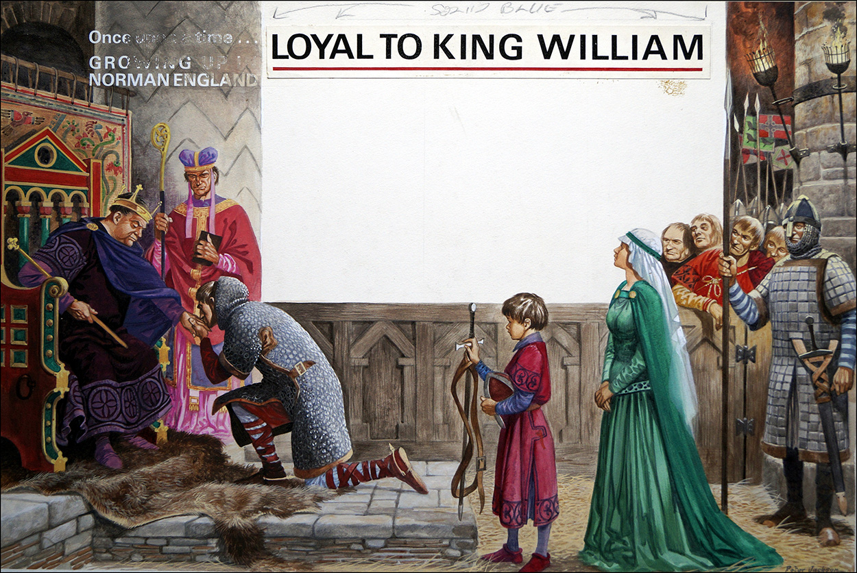 Loyalty To King William (Original) (Signed) art by British History (Peter Jackson) at The Illustration Art Gallery