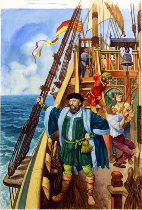 Ferdinand Magellan (Original) by Peter Jackson at The Illustration Art Gallery
