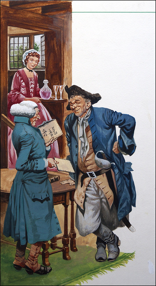 Tea Time (Original) art by British History (Peter Jackson) at The Illustration Art Gallery