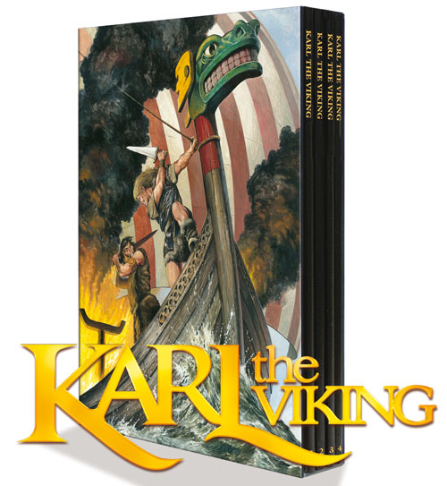 Karl the Viking The Collection (deluxe 4 volume set) (Signed) (Limited Edition) at The Book Palace