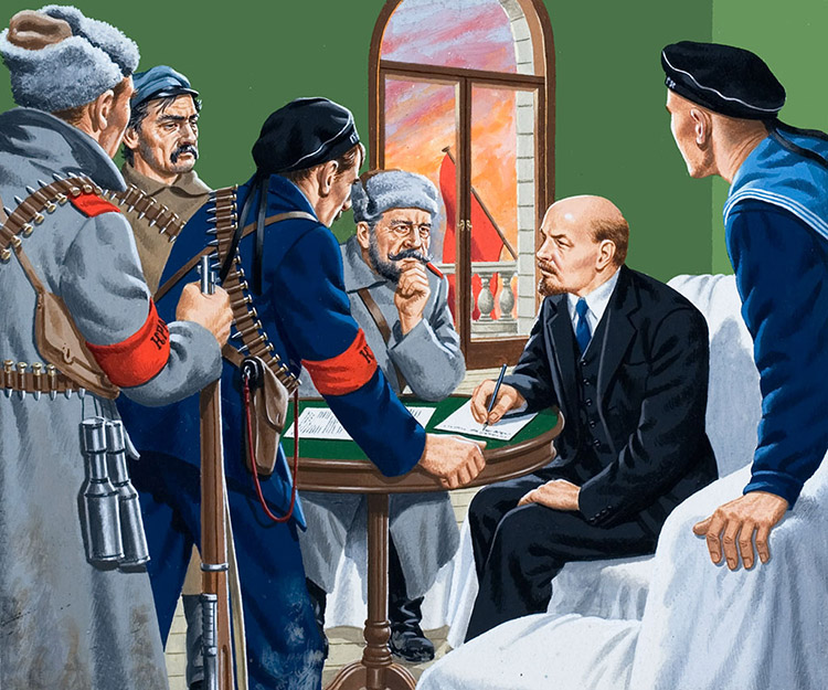 Lenin Returns (Original) by John Keay at The Illustration Art Gallery