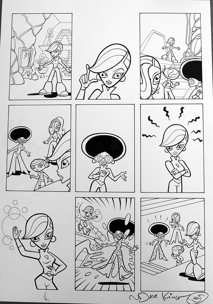 Humour comic page (Original) (Signed) art by Dave King Art at The Illustration Art Gallery