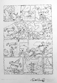 A Rugrats Adventure: Angelica's Fairly Unlikely Tale page 1 (Original) (Signed)