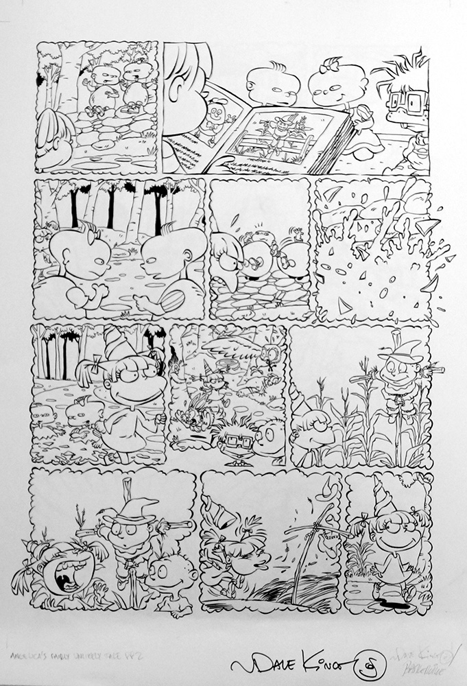 A Rugrats Adventure: Angelica's Fairly Unlikely Tale page 2 (Original) (Signed) art by Dave King Art at The Illustration Art Gallery