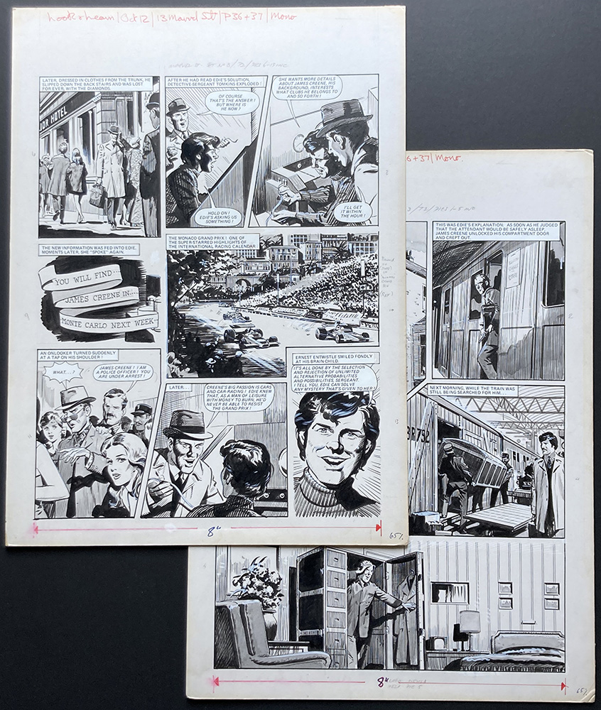 Number 13 Marvel Street - Instalment 3 (TWO pages) (Originals) art by Number 13 Marvel Street (Bill Lacey) at The Illustration Art Gallery