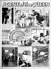 Agent of the Queen - Great Exhibition (TWO pages) (Originals) (Signed)