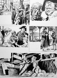 Oliver Twist - Sold To An Undertaker art by Bill Lacey