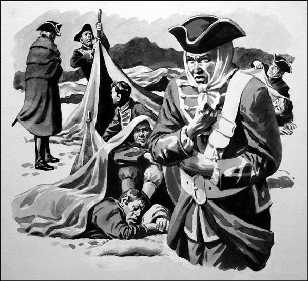 Mercenaries in the War of Independence (Original) by Bill Lacey Art at The Illustration Art Gallery