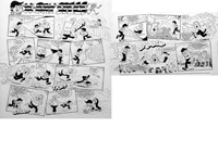 X-Ray Specs: Down In The Park (TWO pages) art by Mike Lacey