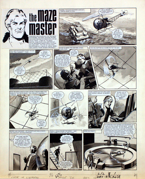 Maze Master 1 (Original) by Maze Master (Bill Lacey) at The Illustration Art Gallery