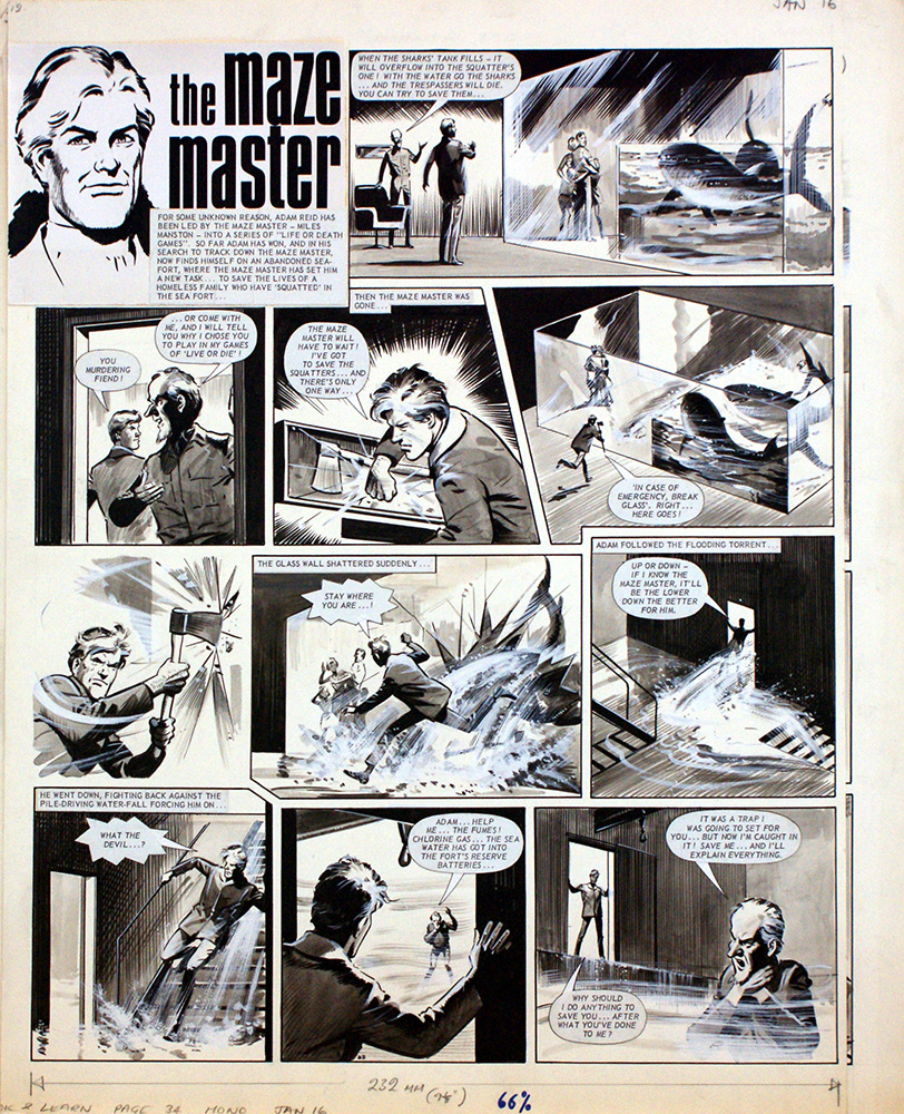 Maze Master 4 (Original) art by Maze Master (Bill Lacey) at The Illustration Art Gallery