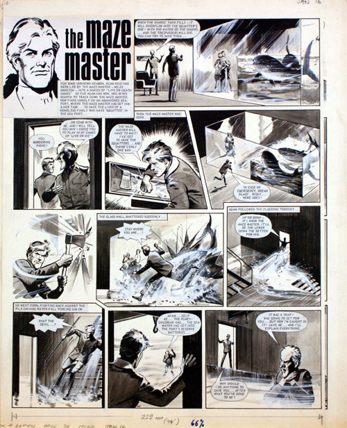 Maze Master 4 (Original) by Maze Master (Bill Lacey) at The Illustration Art Gallery