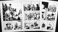 Tex (THREE pages) art by Manuel Lagoa