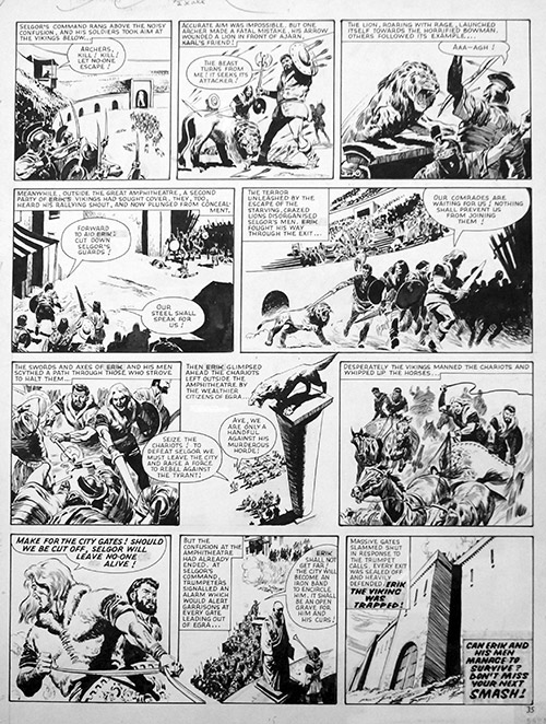 Karl the Viking 17th Feb 1962 page 2 (Original) by Karl the Viking (Don Lawrence) at The Illustration Art Gallery