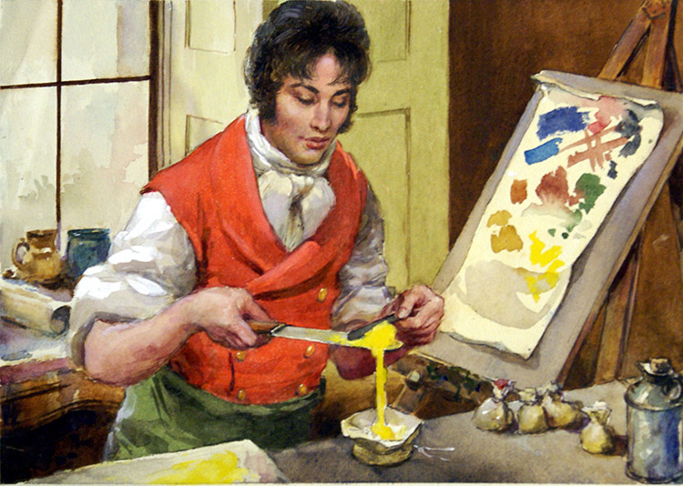 John Constable 3 (Original) by Frank Marsden Lea Art at The Illustration Art Gallery