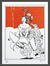 Josephine Baker art by Milo Manara