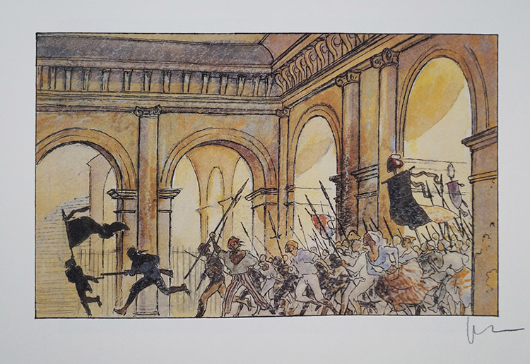 The Throng of Revolution (Limited Edition Print) (Signed) by The French Revolution (Manara) Art at The Illustration Art Gallery