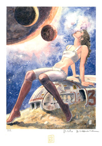 Barbarella The Girl from Space (Limited Edition Print) (Signed)