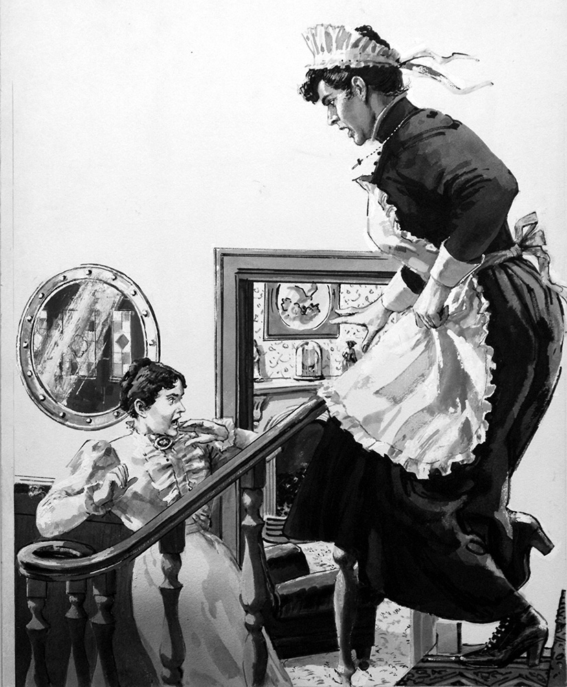 Lizzie Borden (Original) art by William Francis Marshall Art at The Illustration Art Gallery