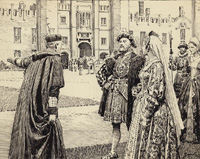 Henry VIII at Hampton Court (Original) (Signed)