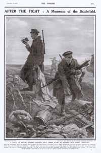 The Western Front 1915 after an Advance into Enemy Territory (original page Sphere 1915) (Print)