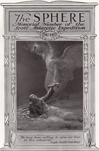 Memorial to the Scott Antarctic Expedition  (original cover page The Sphere 1913) (Print)