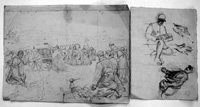 sketches on reverse