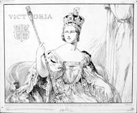 Queen Victoria art by Robert Wilson Matthews