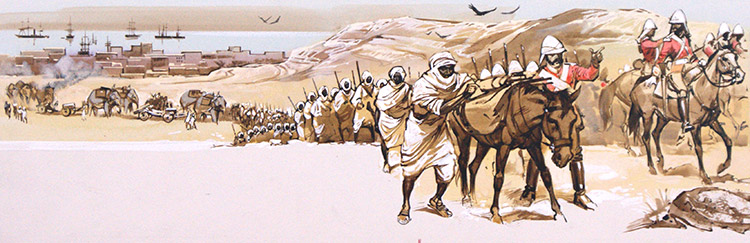 The Story of Africa: Theodore of Ethiopia (Original) by British History (Angus McBride) at The Illustration Art Gallery