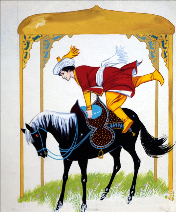 The Prince and the Flying Horse (Original) by The Enchanted Horse (McBride) at The Illustration Art Gallery