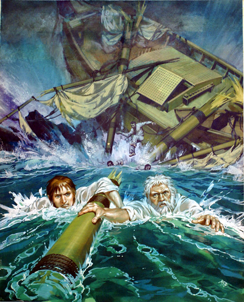 The Wreck of the Eclipse (Original) (Signed) by Angus McBride at The Illustration Art Gallery