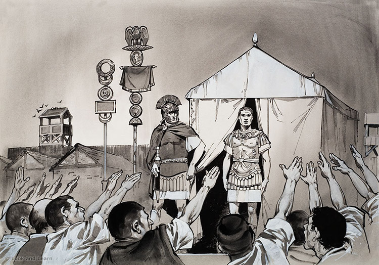 The Glory that was Rome (Original) by Ancient Rome (Angus McBride) at The Illustration Art Gallery
