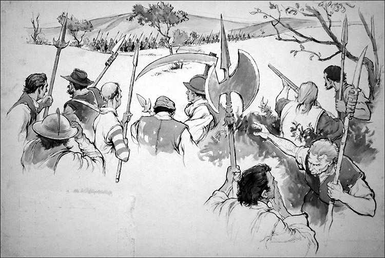 Monmouth Rebellion (Original) by British History (Angus McBride) at The Illustration Art Gallery