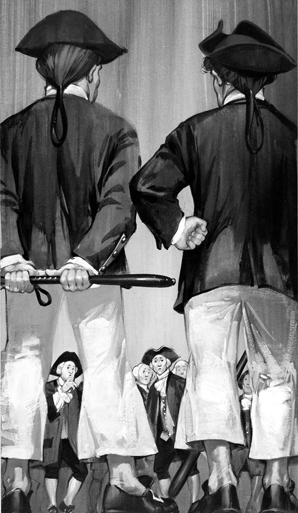 The Press Gang (Original) art by British History (Angus McBride) at The Illustration Art Gallery