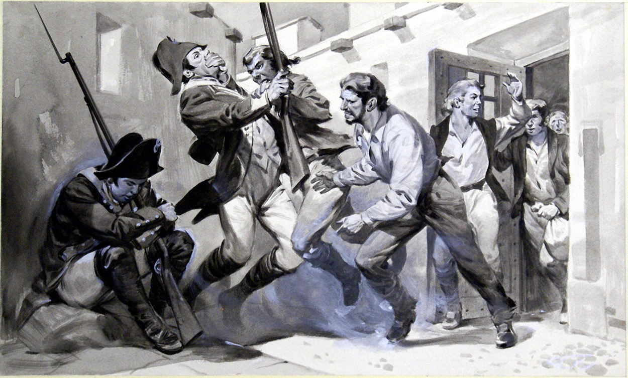 William Scoresby Escapes (Original) art by James E McConnell Art at The Illustration Art Gallery