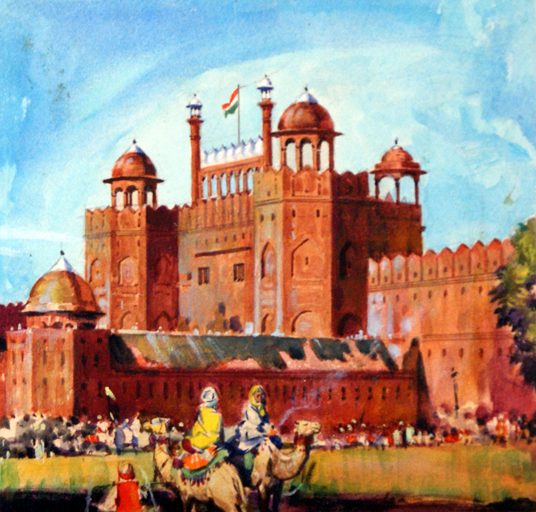 The Red Fort (Original) art by James E McConnell Art at The Illustration Art Gallery