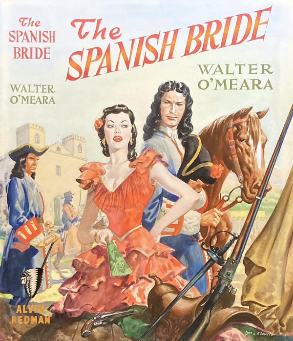 The Spanish Bride - Book Cover Artwork (Original) (Signed) by James E McConnell Art at The Illustration Art Gallery