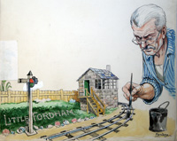 The Borrowers - On The Rails art by Philip Mendoza