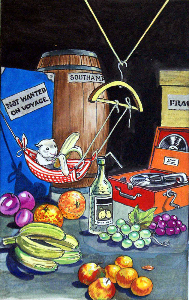 Gulliver Guinea-Pig: The Feast (Original) art by Gulliver Guinea-Pig (Mendoza) at The Illustration Art Gallery
